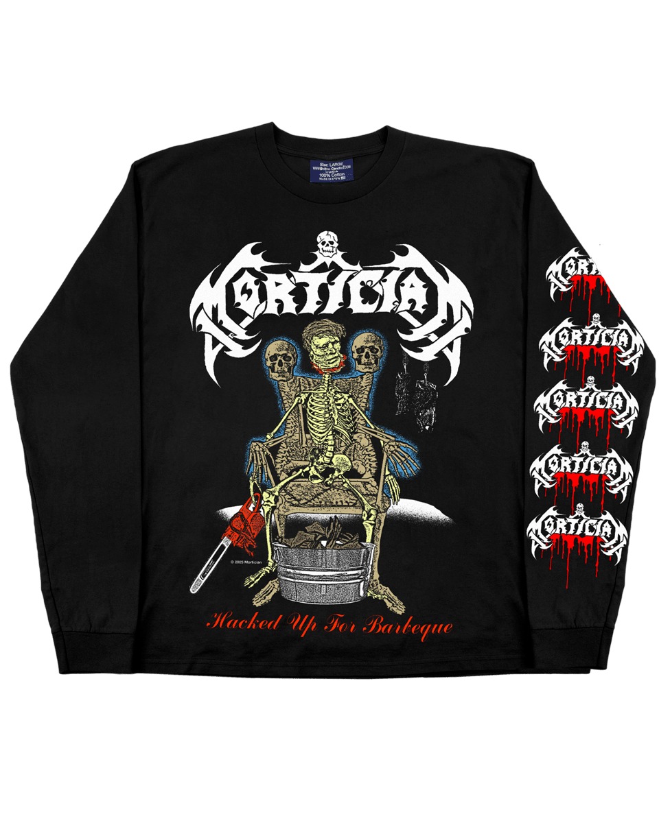Online Ceramics Hacked Up for Barbecue Long Sleeve Tee